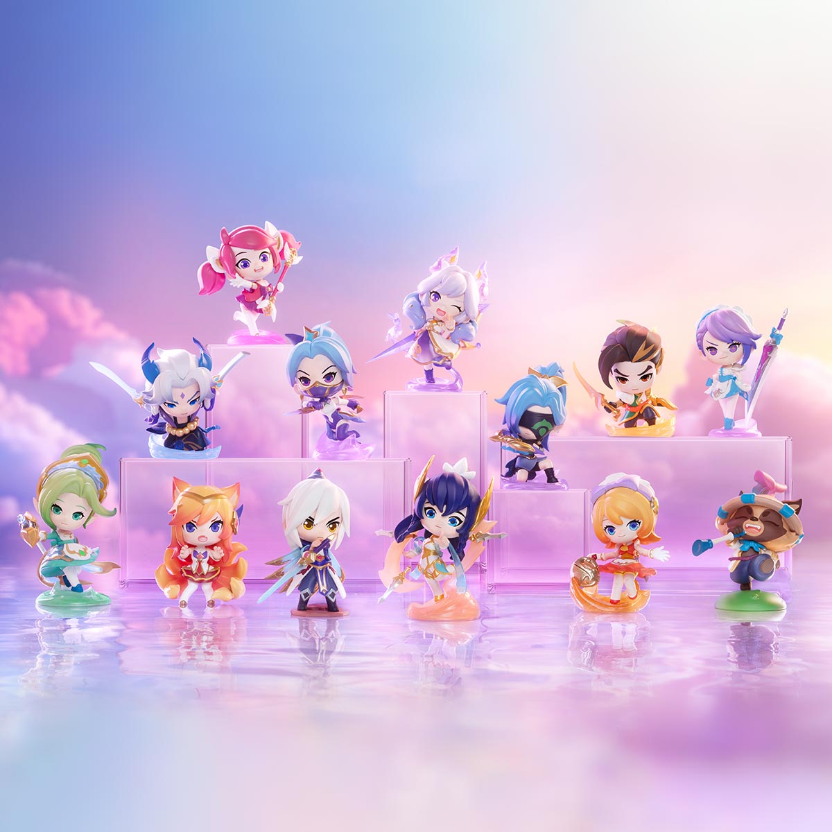 League of legends Fight For the Golden Spatula Chibi Figurine Mystère Pop Mart
