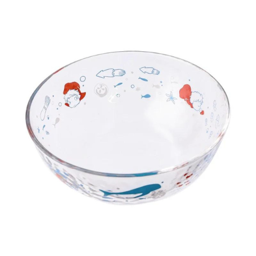 Bol Transparent 17cm Ponyo Sous La Mer - Ponyo Sur La Falaise - Studio Ghibli