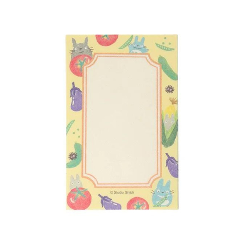 Papier à lettres Break Time Légumes - Mon Voisin Totoro - Studio Ghibli