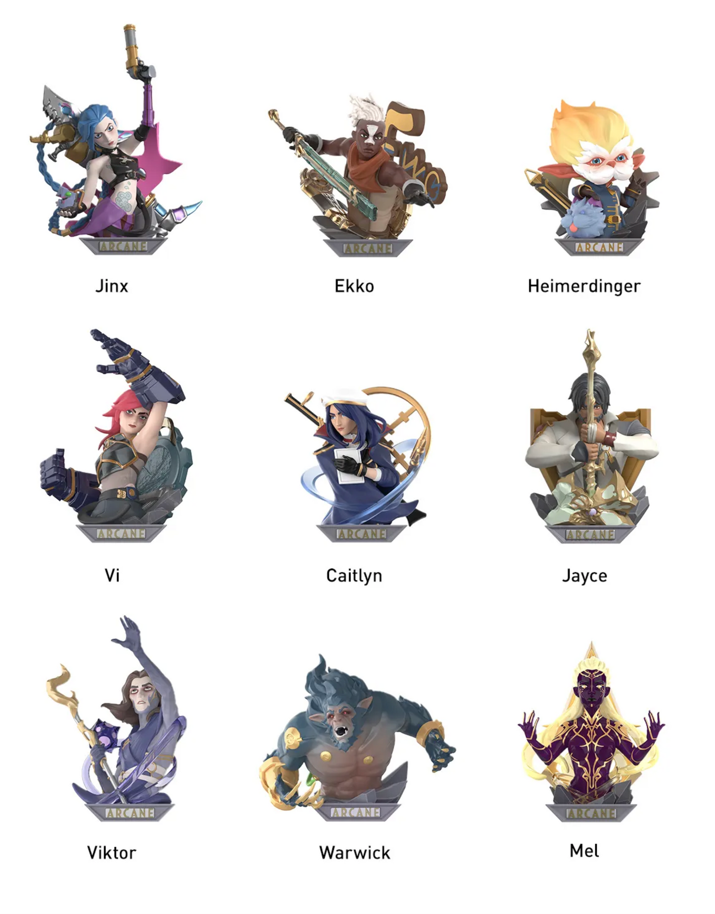 League of Legends: Arcane Series Figures - Pop Mart
