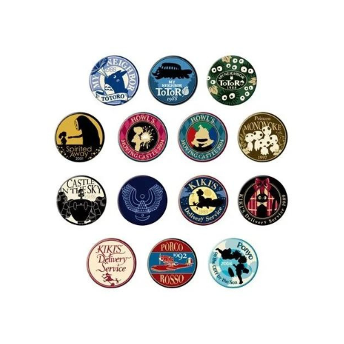Badge Mystère Série Beige - Studio Ghibli