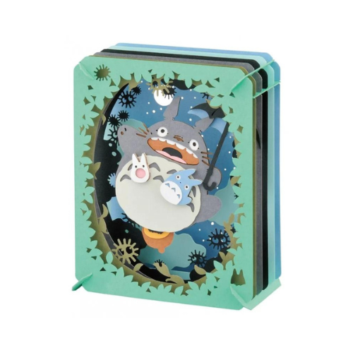 Théâtre de papier Totoro sous la lune - Mon Voisin Totoro - Studio Ghibli