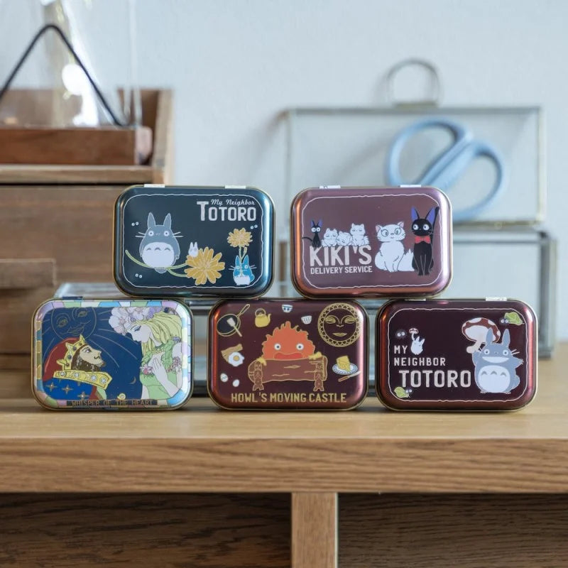 Petite Boîte Métal Calcifer - Le Château Ambulant - Studio Ghibli