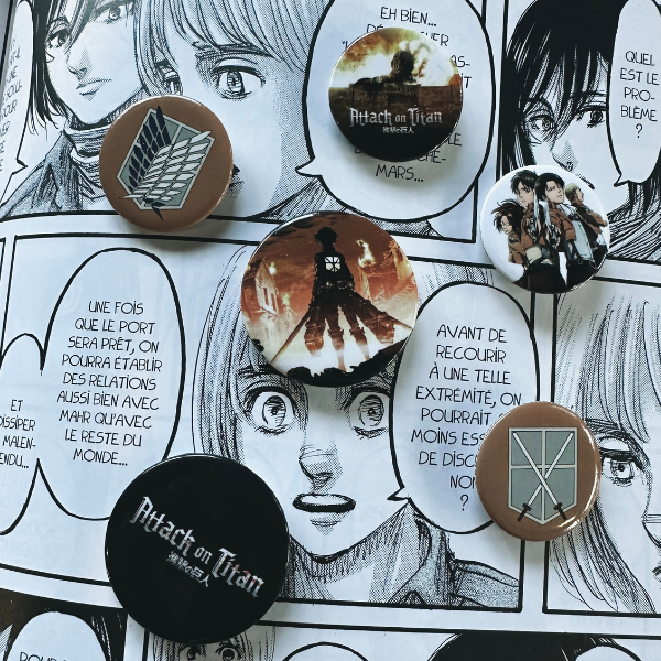 Badges Attack on Titans