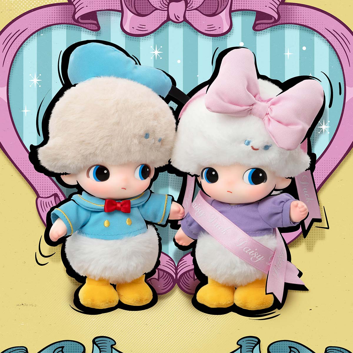 Dimoo World x Disney Vinyl Plush Keychain Blind Box - Pop Mart