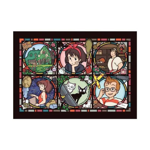 Puzzle Vitrail 1000 pieces Personnages - Kiki La Petite Sorcière - Studio Ghibli