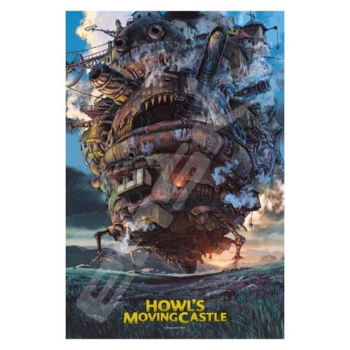 Puzzle Deluxe Foil 1000 pieces Affiche film - Le Château Ambulant - Studio Ghibli