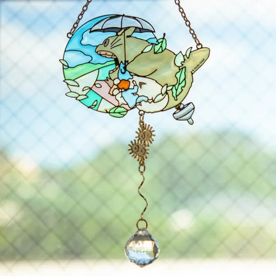 Attrape-Soleil Vitrail Totoro - Mon Voisin Totoro