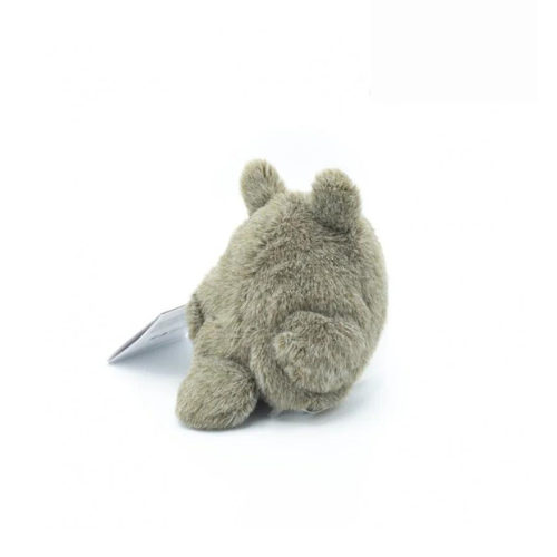 Peluche Fluffy Beanbag Totoro Gris Allongé 7cm - Mon Voisin Totoro - Studio Ghibli