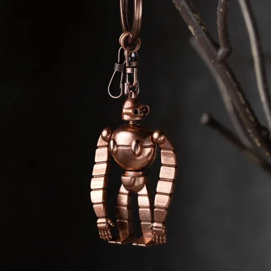 Porte-Clés de collection Robot Soldat effet bronze - Le Château dans le Ciel