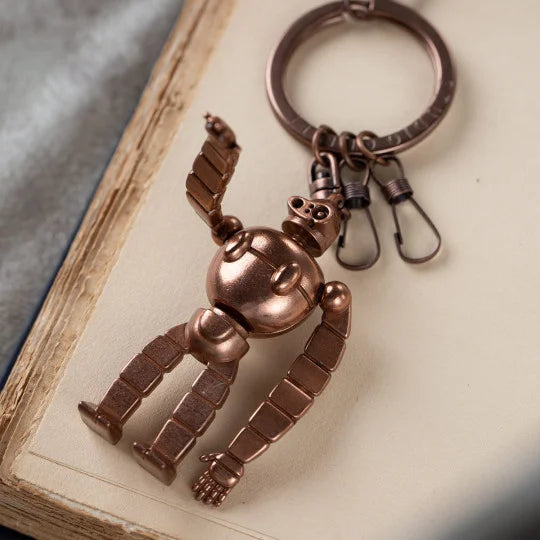 Porte-Clés de collection Robot Soldat effet bronze - Le Château dans le Ciel
