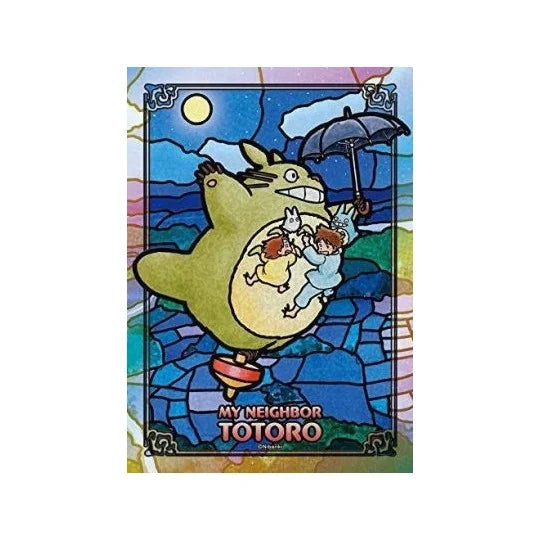 Puzzle Vitrail 208 pieces Totoro Sous la lune - Mon Voisin Totoro - Studio Ghibli