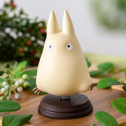 Statuette Totoro blanc sautant - Mon Voisin Totoro