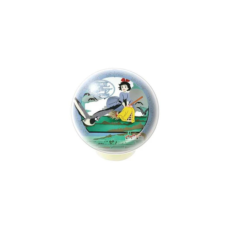 Théâtre de papier sphère Kiki vole -Kiki la petite sorcière