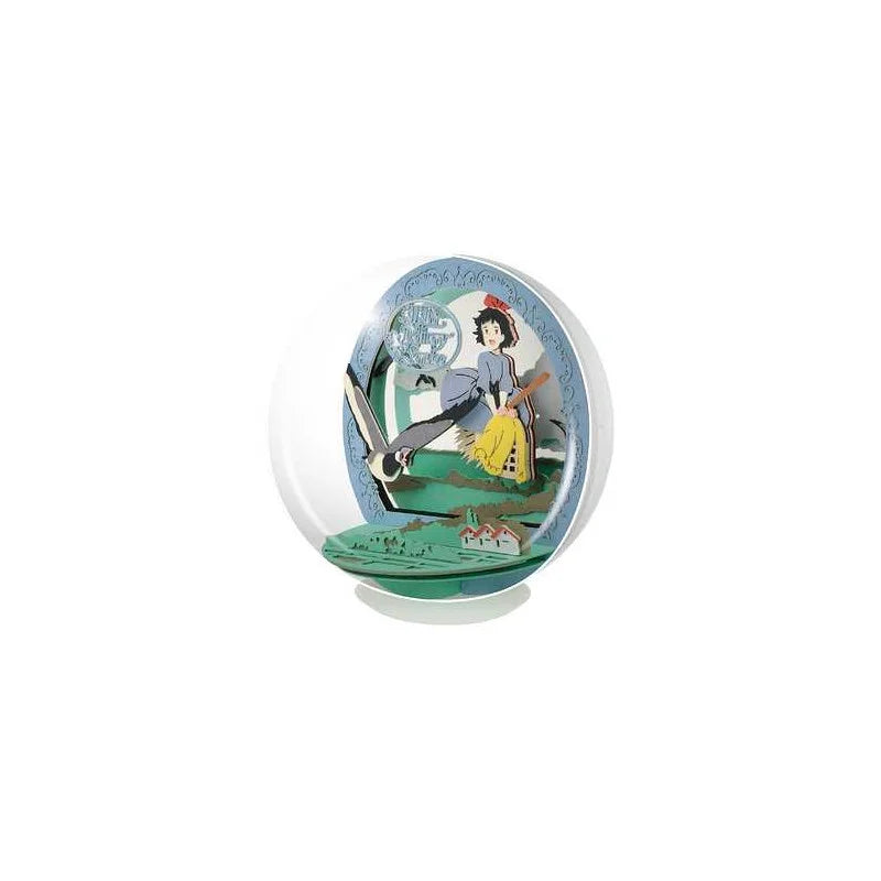 Théâtre de papier sphère Kiki vole -Kiki la petite sorcière